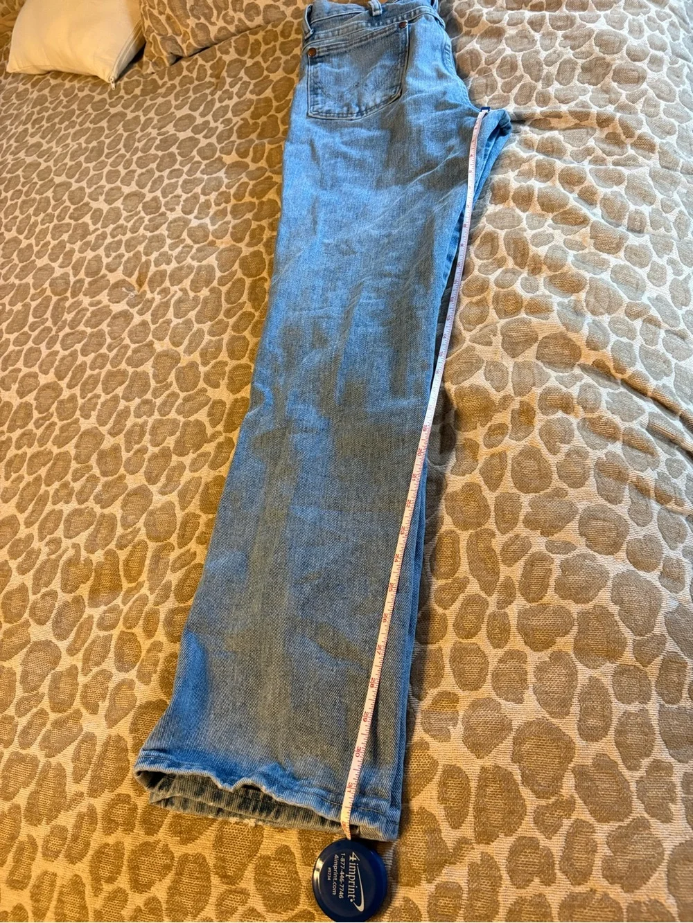 Wrangler Mens Light Blue Denim Jeans